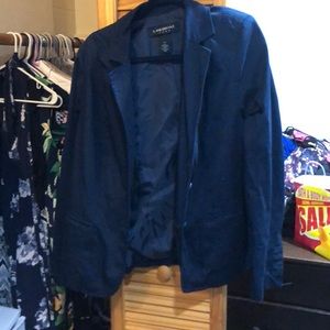 Plus size navy blazer